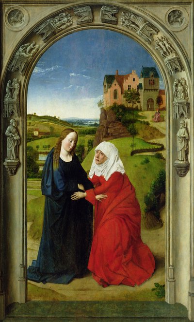 The Visitation (detail) by Dirck Bouts